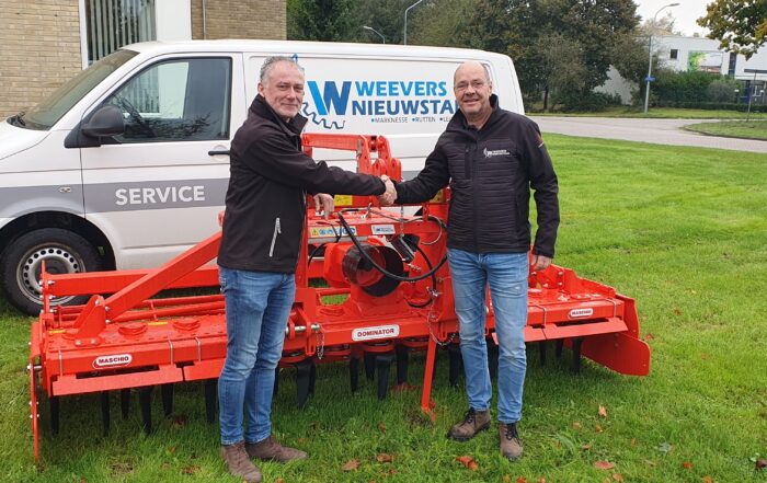 Henk Hoogeboom van MaschioGaspardo en Dries Schra van Weeversnieuwstad