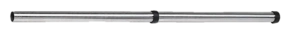 Verlengbuis, 2-delig, kunststof, Ø 50 mm, 500 mm